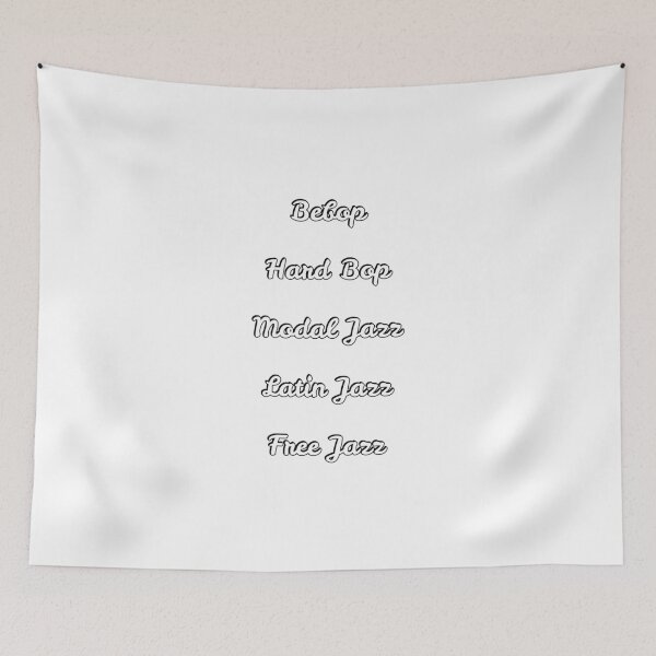 Item preview, Jazz pack - Bebop, Hard Bop, Modal Jazz, Latin Jazz, Free Jazz designed and sold by Inspirationmotivation.