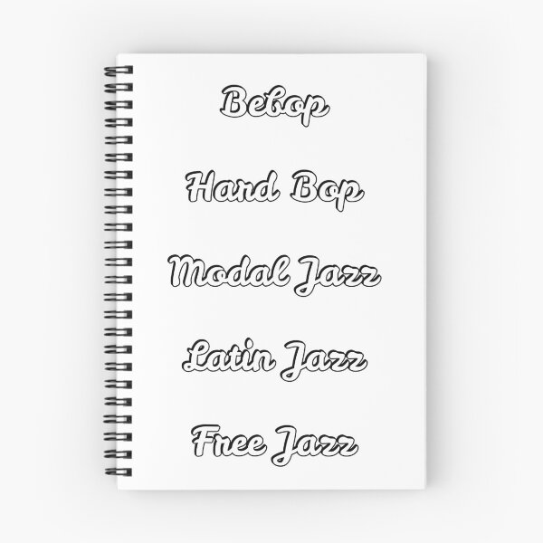 Item preview, Jazz pack - Bebop, Hard Bop, Modal Jazz, Latin Jazz, Free Jazz designed and sold by Inspirationmotivation.