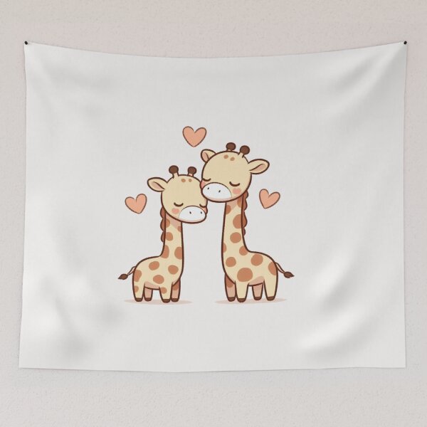 Item preview, Giraffe Couple Valentine's Day designed and sold by LemuellTrends.