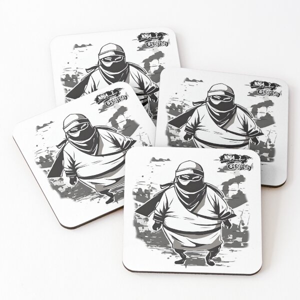 Item preview, Stealthy Pounds: The Obesity Ninja Collection designed and sold by CoolEnthusias.