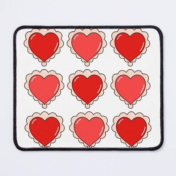 Item preview, Ocean of Love: Red Heart and Pink Seashell Valentine's Collage designed and sold by Sun Sand & Sea Art.