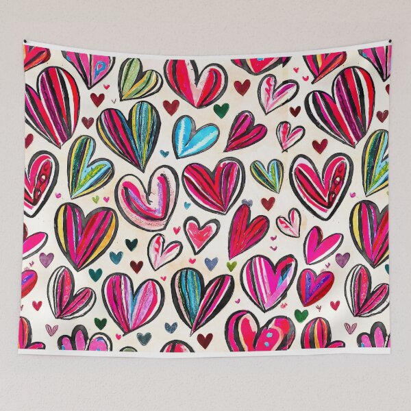 Item preview, Heart Watercolor Valentine's Day designed and sold by graphicmeyou.
