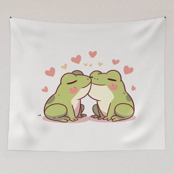 Item preview, Frog Couple Valentine's Day designed and sold by LemuellTrends.