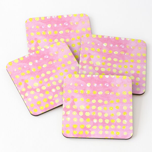Item preview, Yellow and Pink Dot Pattern Party designed and sold by AnimaliaStar.