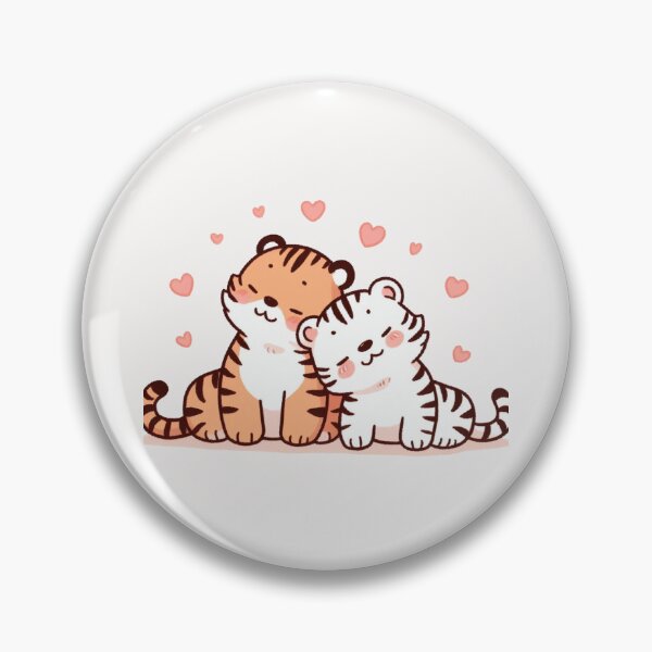 Item preview, Tiger Couple Valentine's Day designed and sold by LemuellTrends.