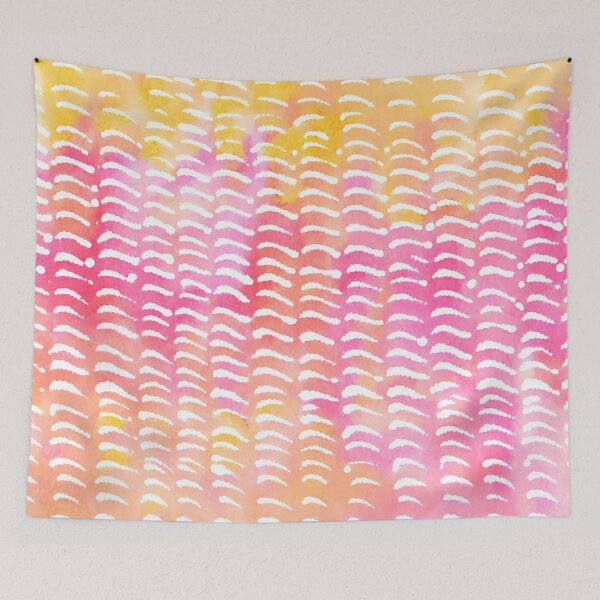 Item preview, Yellow and Pink Stripes Pattern Party designed and sold by AnimaliaStar.