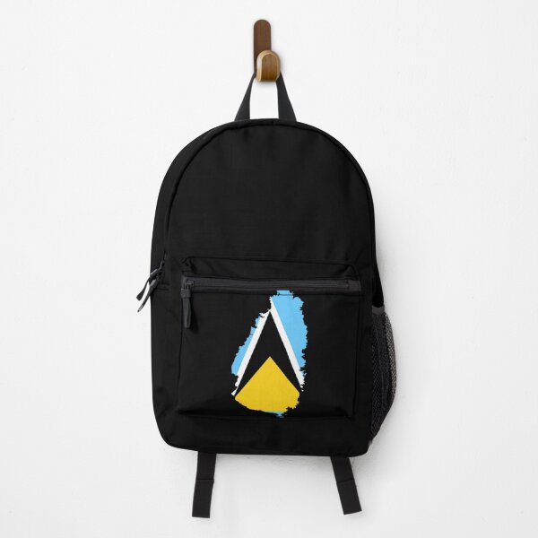 Item preview, Flag Map of Saint Lucia designed and sold by feether-store.