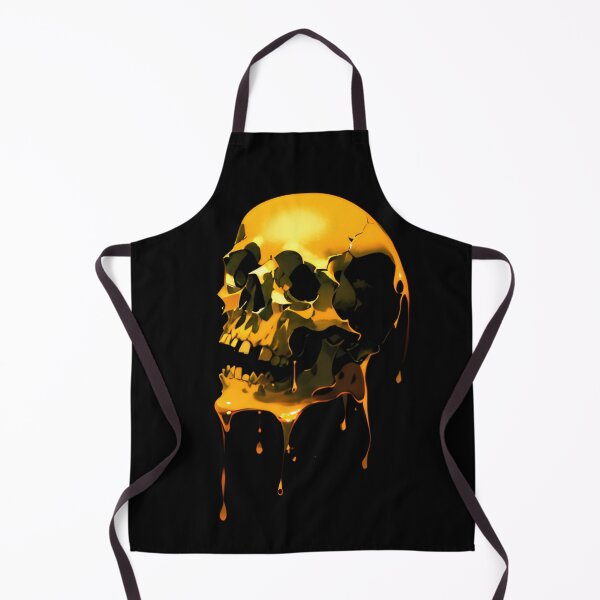 Item preview, Molten gold skull designed and sold by Glenbobagins.