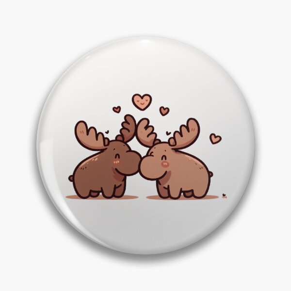 Item preview, Moose Couple Valentine's Day designed and sold by LemuellTrends.