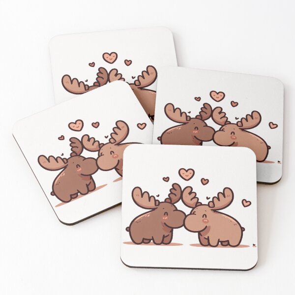 Item preview, Moose Couple Valentine's Day designed and sold by LemuellTrends.