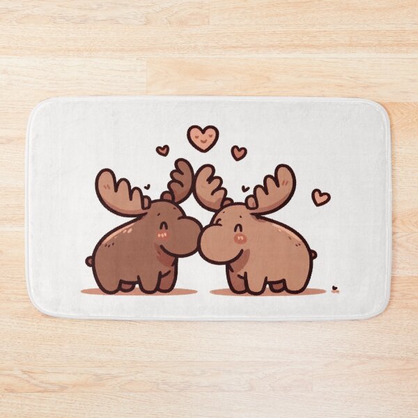 Item preview, Moose Couple Valentine's Day designed and sold by LemuellTrends.