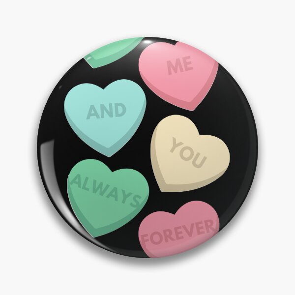 Item preview, Valentine Candy Hearts Graphic, Always Forever designed and sold by 502Templates.