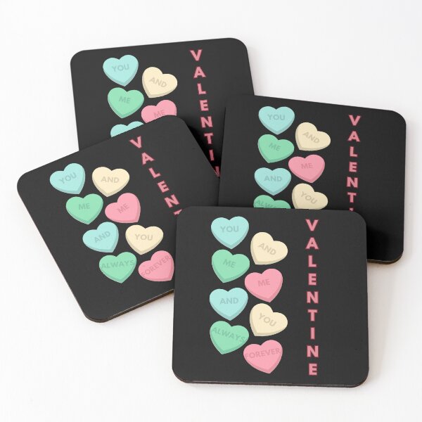 Item preview, Valentine Candy Hearts Graphic, Always Forever designed and sold by 502Templates.