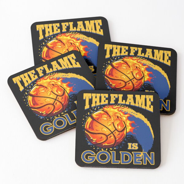 Item preview, THE FLAME IS GOLDEN - BASKETBALL designed and sold by FlutteringWings.