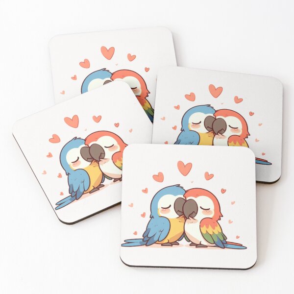 Item preview, Macaw Couple Valentine's Day designed and sold by LemuellTrends.