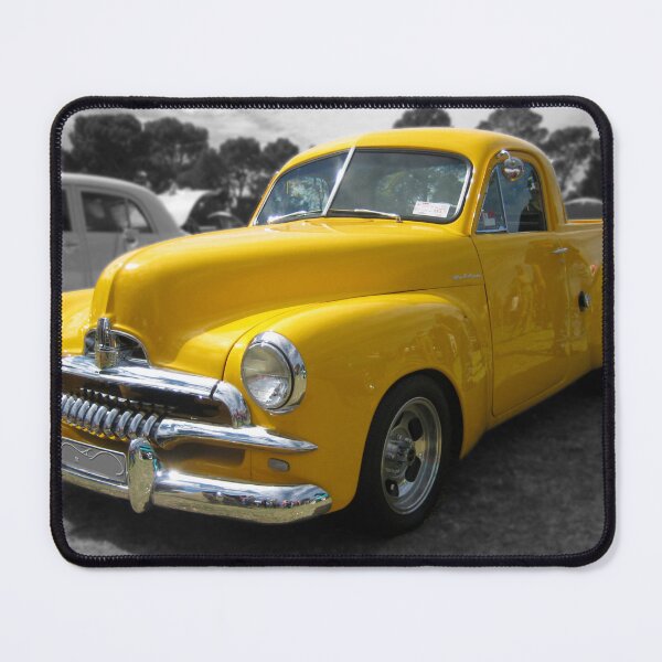 Artikelvorschau, Yellow Holden FJ Utility entworfen und verkauft von Cars around Adelaide.