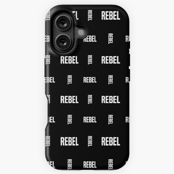 Item preview, Rebel word in bold text pattern  designed and sold by OutcastBrain.