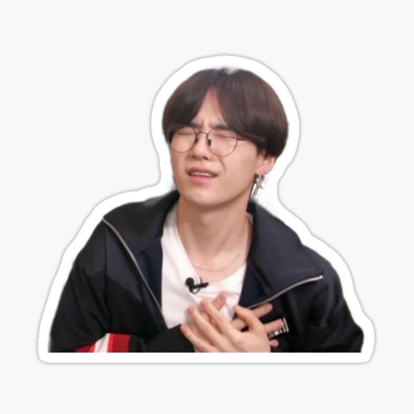 Artikel-Vorschau von BTS Suga Herzinfarkt Meme, designt und verkauft von dayas-rainydays.