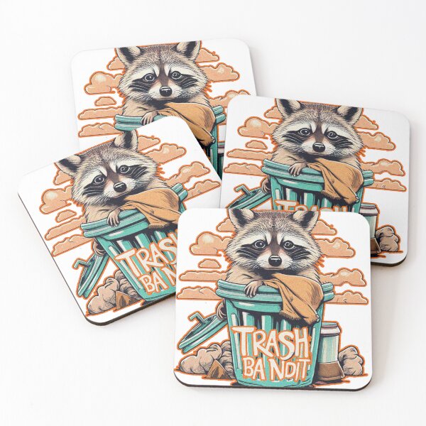 Item preview, Raccoon trash bandit designed and sold by jnsmerchstore.
