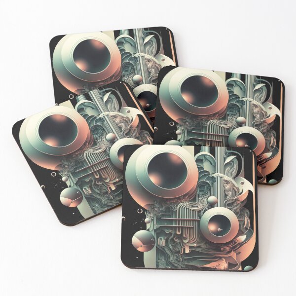 Item preview, Chromatic Surrealism: Abstract Art in Chrome designed and sold by iQuorra.