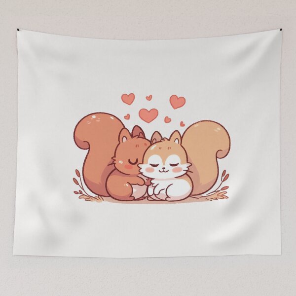 Item preview, Squirrel Couple Valentine's Day designed and sold by LemuellTrends.