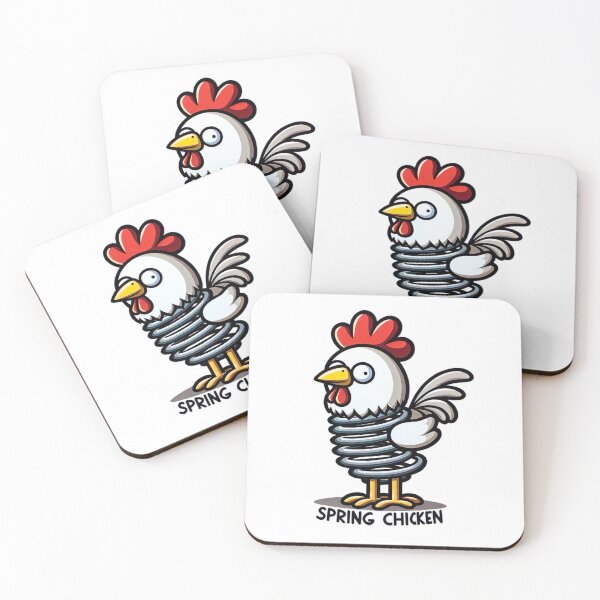 Item preview, Spring Chicken Funny Pun designed and sold by CreativeWorldSt.