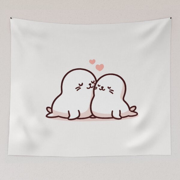 Item preview, Seal Couple Valentine's Day designed and sold by LemuellTrends.