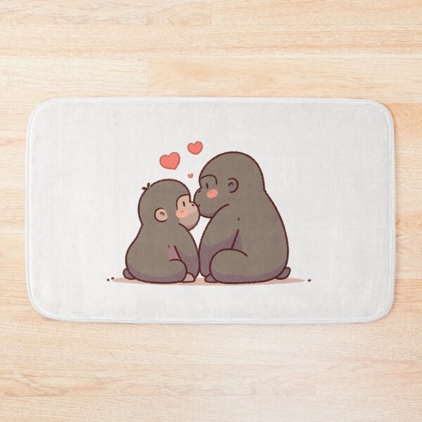 Item preview, Gorilla Couple Valentine's Day designed and sold by LemuellTrends.