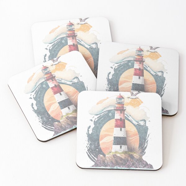 Item preview, Guiding Beacons: Towering Lighthouse Serenity designed and sold by LeilanieTshop.
