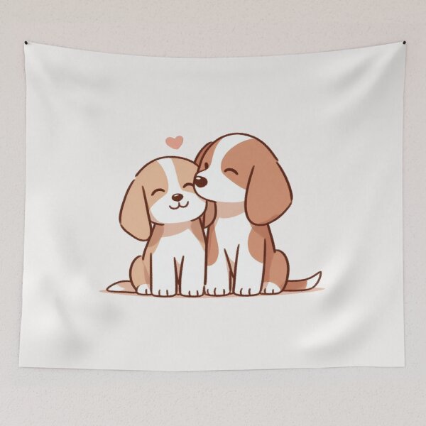 Item preview, Dog Couple Valentine's Day designed and sold by LemuellTrends.