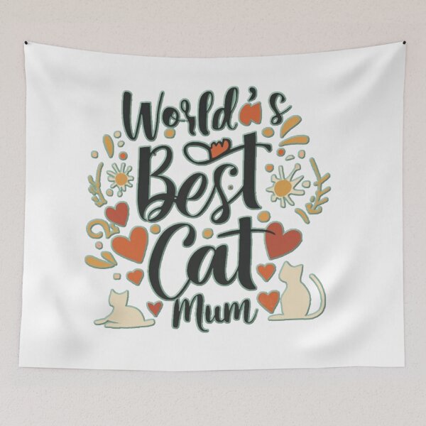 Item preview, World's Best Cat mum designed and sold by jnsmerchstore.