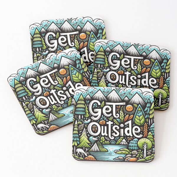 Item preview, Get outside designed and sold by CreativeWorldSt.