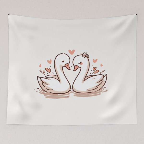 Item preview, Swan Couple Valentine's Day designed and sold by LemuellTrends.