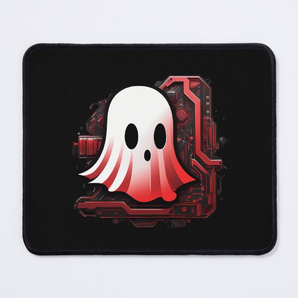 Item preview, Vibrant Friendship: Funny Mechanical Red Ghost designed and sold by Artedig.