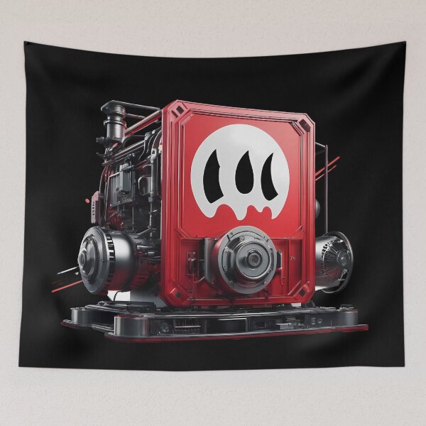Item preview, Fun Presence: Smile of the Red Ghost designed and sold by Artedig.