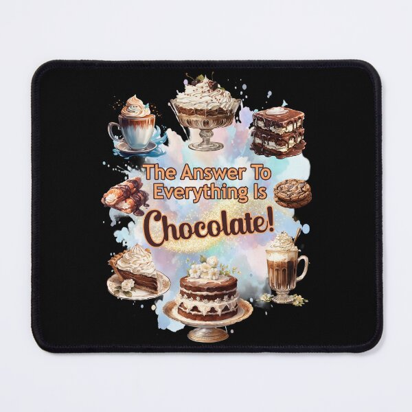 Item preview, The Answer To Everything Is Chocolate designed and sold by Karen Wood.