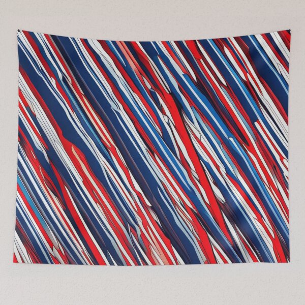 Item preview, Abstract Red White and Blue Pattern designed and sold by calibrit.