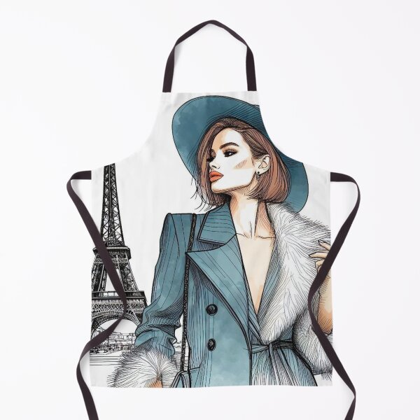Item preview, Model in front of the Eiffel Tower. designed and sold by growing-mom.
