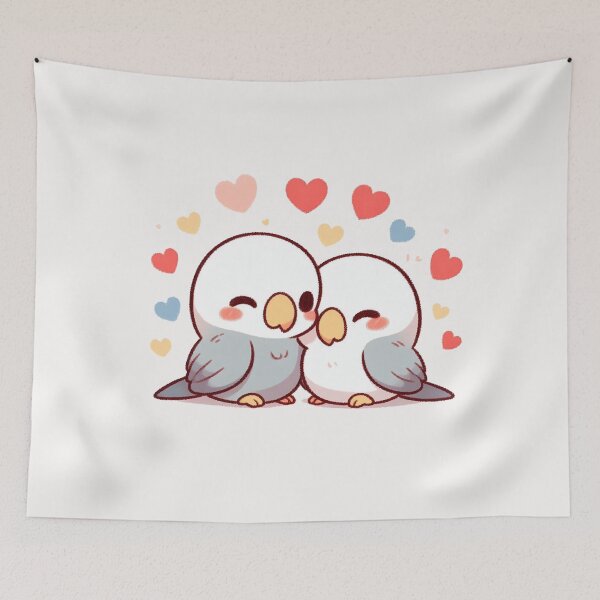 Item preview, Parrot Couple Valentine's Day designed and sold by LemuellTrends.
