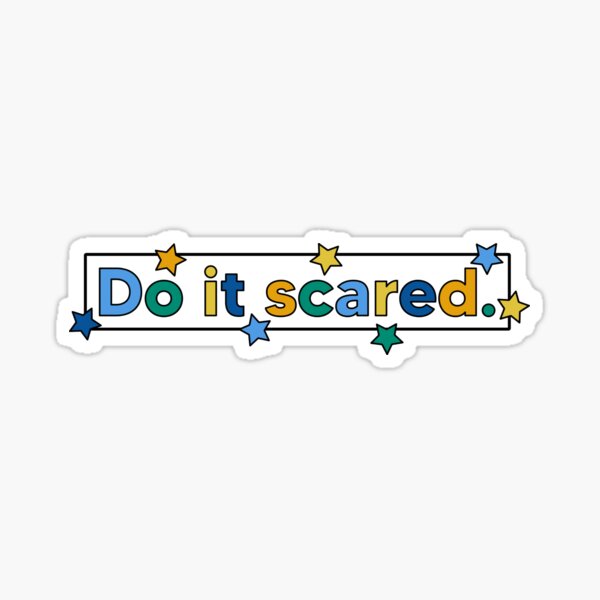 Item preview, Do it scared. designed and sold by mynameisliana.