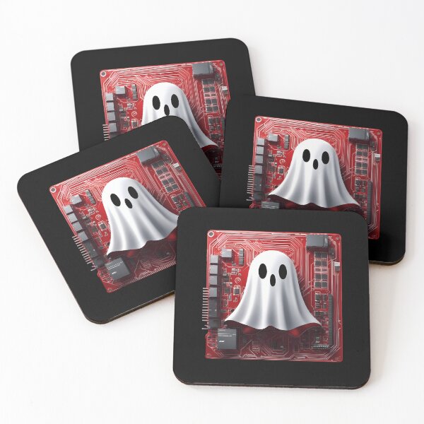 Item preview, Funny Face: The Smiling Red Ghost designed and sold by Artedig.