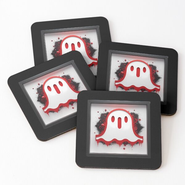 Item preview, Vibrant Friendship: Laughing Mechanical Red Ghost designed and sold by Artedig.