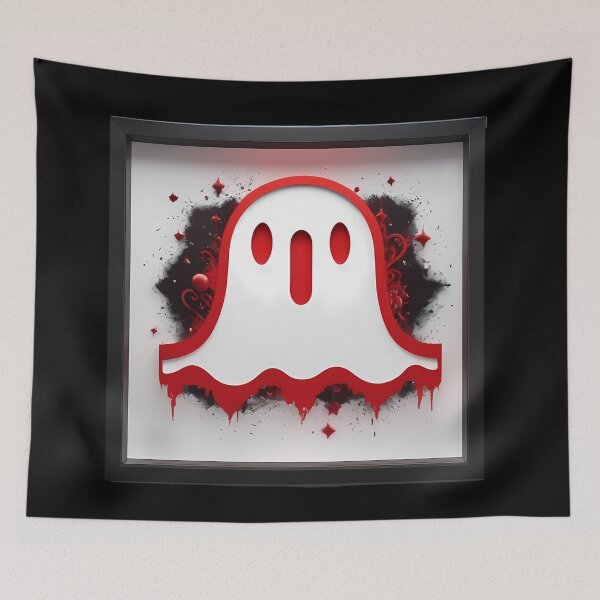 Item preview, Vibrant Friendship: Laughing Mechanical Red Ghost designed and sold by Artedig.