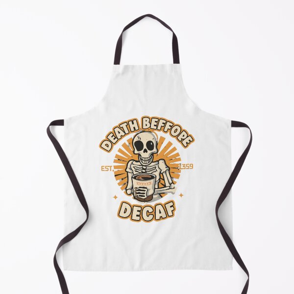 Item preview, Death Before Decaf designed and sold by OldSchoolRetro.