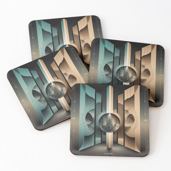 Item preview, Chromatic Surrealism: Abstract Art in Chrome Hues designed and sold by iQuorra.