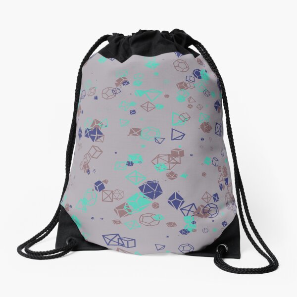 Item preview, Copy of Dice Hoard - Brown, Navy and Cyan on Grey designed and sold by AvengingSassy.