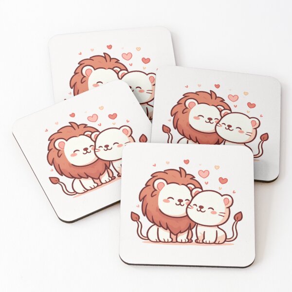 Item preview, Lion Couple Valentine's Day designed and sold by LemuellTrends.