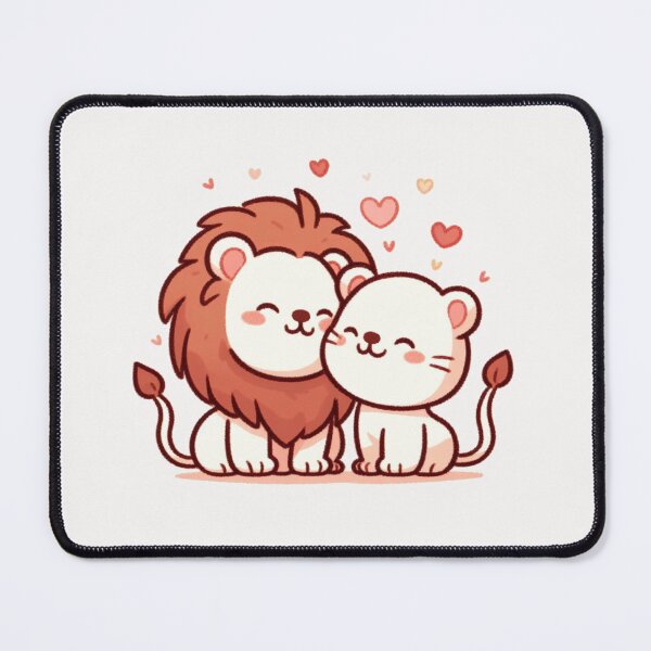 Item preview, Lion Couple Valentine's Day designed and sold by LemuellTrends.