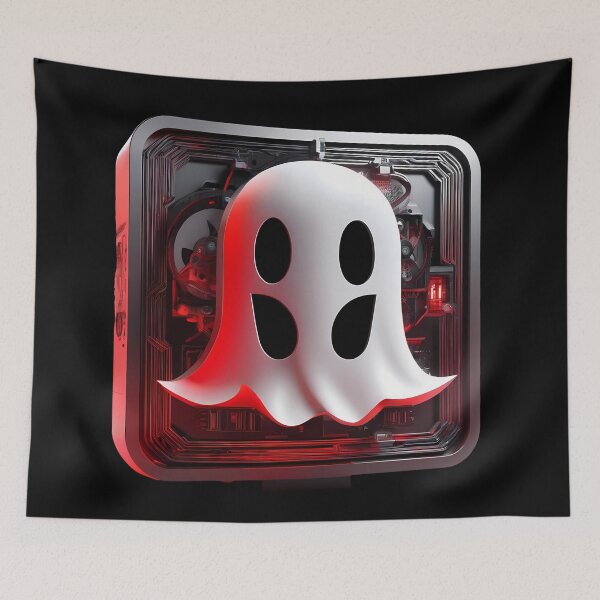 Item preview, Positive Attraction: The Friendly Red Ghost designed and sold by Artedig.