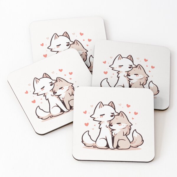 Item preview, Wolf Couple Valentine's Day designed and sold by LemuellTrends.